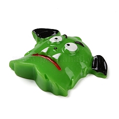 Монстр Хэллоуин непрозрачная смола декодирует кабошоны&nbsp;RESI-R446-02G