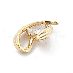 Латунные микро проложить кубического циркония подвески&nbsp;LS-KK-D283-07G