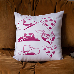 1 набор трафаретов для рисования животных в ковбойском стиле&nbsp;DIY-MA0003-93B