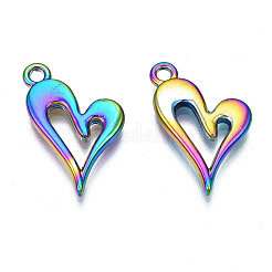 Regenbogenfarbene legierung anhänger&nbsp;LS-PALLOY-N156-181-NR