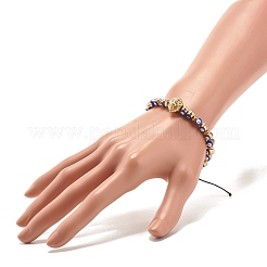 Braccialetti di filo di nylon intrecciato&nbsp;BJEW-JB07491