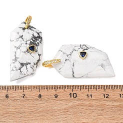 Natürliche Howlith Anhänger&nbsp;GG-CBA51ED-04G-06