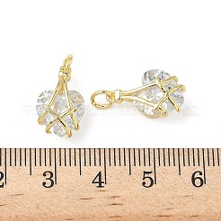 Латунные микро проложить кубического циркония подвески&nbsp;KK-K293-59G