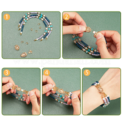 Застежки латунные коробки&nbsp;KK-PH0004-65G