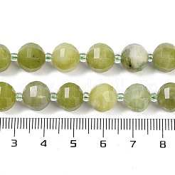 Naturales chinos de abalorios de jade hebras&nbsp;G-G182-B18-05