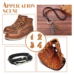 Плоский кожаный шнур для украшений&nbsp;WL-GF0001-07C-03