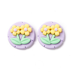 Cabochons di opaco resina&nbsp;RESI-H140-08