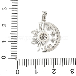 Латунные микро проложить кубического циркония подвески&nbsp;KK-F914-02C-P