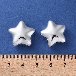 Гальванопокрытие непрозрачные акриловые бусины&nbsp;PACR-D288-07S