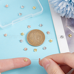 18 шт. 3 цвета 925 бусины-разделители из стерлингового серебра&nbsp;STER-PH0002-64