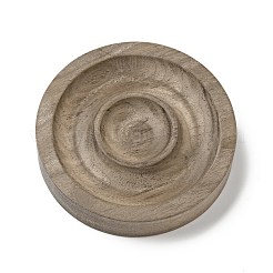 Vassoio porta espositore per anello da dito con bracciale rigido in legno di noce&nbsp;BDIS-D002-01C