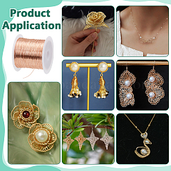 1 рулон медной проволоки для рукоделия&nbsp;CWIR-NB0001-03B