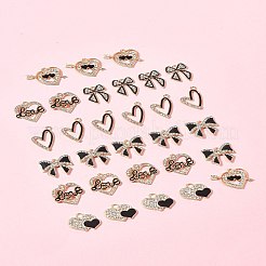 28шт 6 стиля подвески из сплава с эмалью&nbsp;FIND-FS0003-22