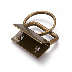 Porte-clés divisés en fer électrolytique&nbsp;LS-IFIN-WH0044-01B-AB
