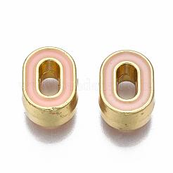 Рейка покрытие сплава эмалевые бусины&nbsp;ENAM-S122-033O-NR