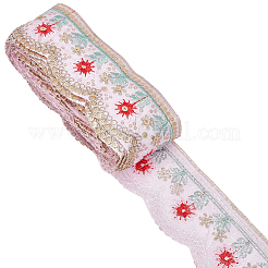 Nastro di pizzo jacquard vintage in poliestere da 7.5 iarda&nbsp;SRIB-CY0001-42B