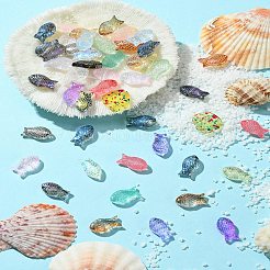 50шт 25 стиля гальванические стеклянные бусины ручной работы&nbsp;EGLA-YW0003-14