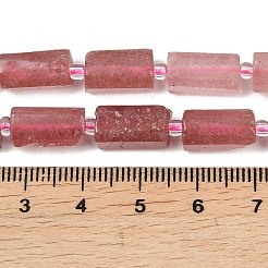 Natürlichen Erdbeere Quarzperlen Stränge&nbsp;G-L657-D02-01