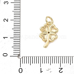 Ciondoli in ottone zirconi chiari micro pavé&nbsp;CU-CBADD0C-09G-01