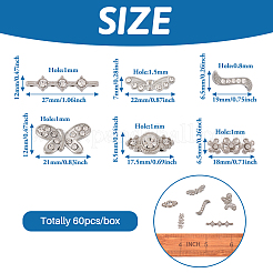 Проставки из сплава со стразами и кристаллами&nbsp;ALRI-KS0001-01P