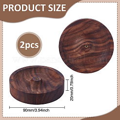 Porta incensi in legno&nbsp;AJEW-WH0696-785