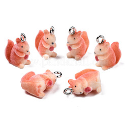 Кулоны из флокированной смолы&nbsp;X-RESI-N032-05