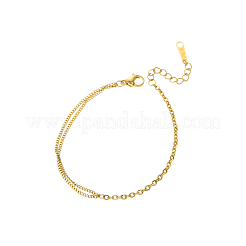 Bracelets à maillons gourmette multibrins en acier inoxydable 304&nbsp;BJEW-A26-03-24-2