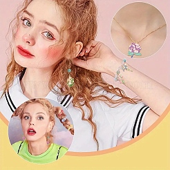 15шт 5 стиля светлые позолоченные подвески из сплава с эмалью&nbsp;ENAM-YW0006-06