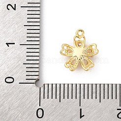 Латунные микро проложить кубического циркония подвески&nbsp;KK-D371-04B-G