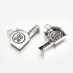 Pendentifs en alliage de style tibétain&nbsp;TIBE-T007-38AS-LF