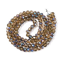 Гальванизируйте прозрачное стекло бисер нитей&nbsp;EGLA-N054-T4mm-A03