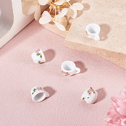 5 Stück Mini-Teetasse aus Porzellan&nbsp;AJEW-TA0003-15