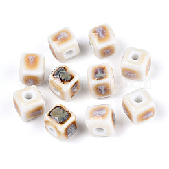 Фарфоровые бусины ручной работы&nbsp;PORC-S498-37I