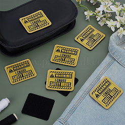 6 Stück computergesteuertes Polyester-Sticktuch zum Aufnähen&nbsp;DIY-FG0007-14