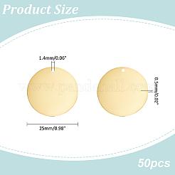 50 шт. латунная штампованная пустая бирка-подвеска&nbsp;KK-WR0001-21