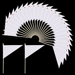 Флаг из полиэстера с бамбуковой ручкой&nbsp;AJEW-WH0314-926