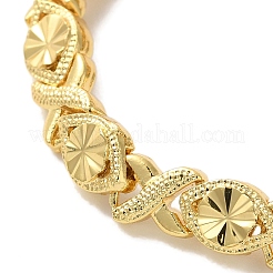 Браслеты из латуни с покрытием стойки&nbsp;BJEW-K258-01A-G