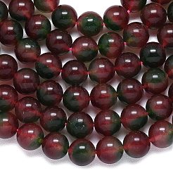 Натуральный Malaysia нефритовые бусы пряди&nbsp;G-B165-C03-14mm