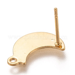 Boucles d'oreilles à tige en acier inoxydable 304&nbsp;LS-STAS-I176-10G