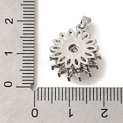 Латунные микро проложить кубического циркония подвески&nbsp;LS-KK-B122-03A-P