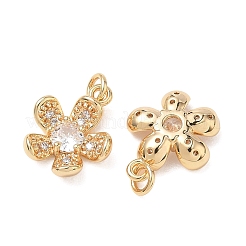 Pendentifs en laiton Shegrace avec zircon cubique transparent&nbsp;XGRQ3K935-542G
