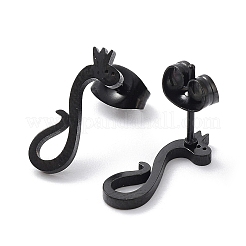 Серьга-гвоздик из нержавеющей стали 304&nbsp;EJEW-H136-01EB