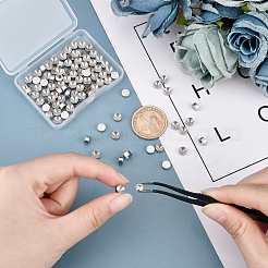 100 шт. оправа для страз из нержавеющей стали 304&nbsp;STAS-UN0030-67