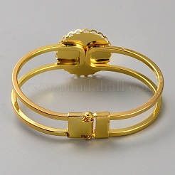 Création de bracelet en laiton&nbsp;FIND-WH0148-186G