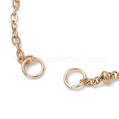 Изготовление браслетов с цепочкой-слайдером из нержавеющей стали 304.&nbsp;AJEW-JB01577-01