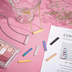 10 шт. 5-х цветные подвески-соединители из нержавеющей стали 304&nbsp;FIND-BC0003-44