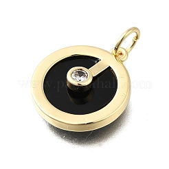 Colgante micropavé cubic zirconia de latón&nbsp;X-KK-S523-11G