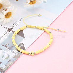 Bracelets de perles de nylon tressés réglables&nbsp;BJEW-JB06048