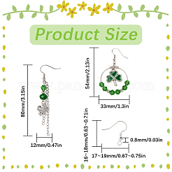 DIY-Set zum Basteln von Ohrringen zum Thema St. Patrick's Day&nbsp;DIY-SC0029-05