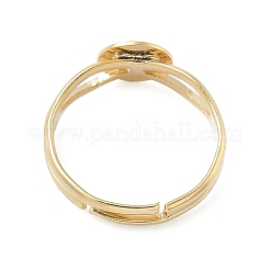 Регулируемое кольцо из латуни&nbsp;KK-K414-05B-G